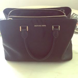 Michael Kors large tote black bag